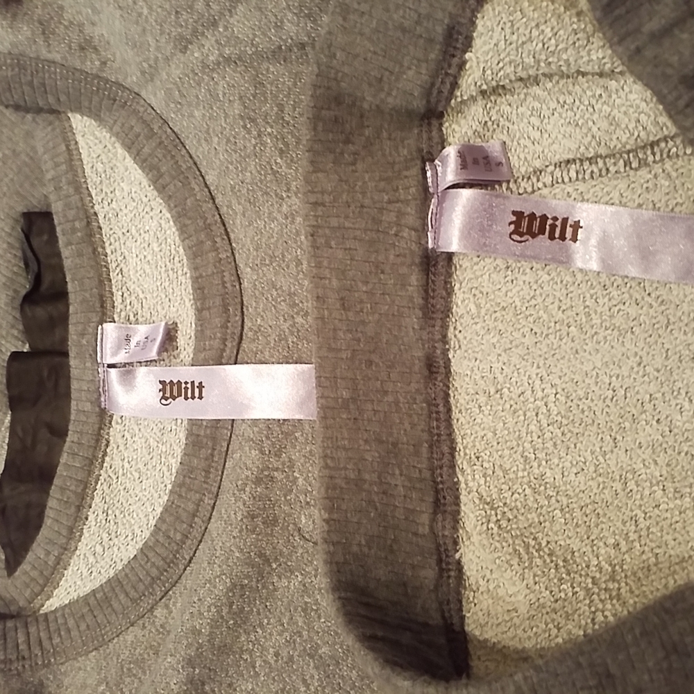 Wilt 2 piece Jogger Set With Washable Leather Trim Size S - Picture 8 of 8